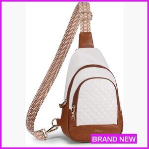 Vegan Leather Crossbody Bag Anti-Theft RFID Blocking Sling Handbag Minimal Chic